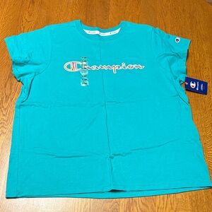 Champion 2XL green women’s new with tags tee